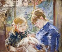 Morisot, Berthe - The Artist's Daughter, Julie, with Her Nanny